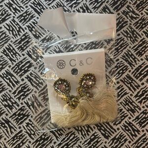C&C Tassel Drop Earrings